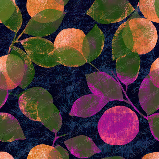 Scratchboard Apricots Neon Magenta Digital Paper Pack (DDD013635)