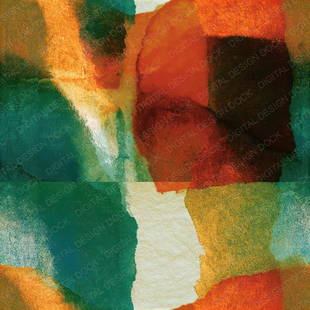 Infrared Avocado Burnt Orange Tonal Seamless Digital Paper Pack (DDD013792)