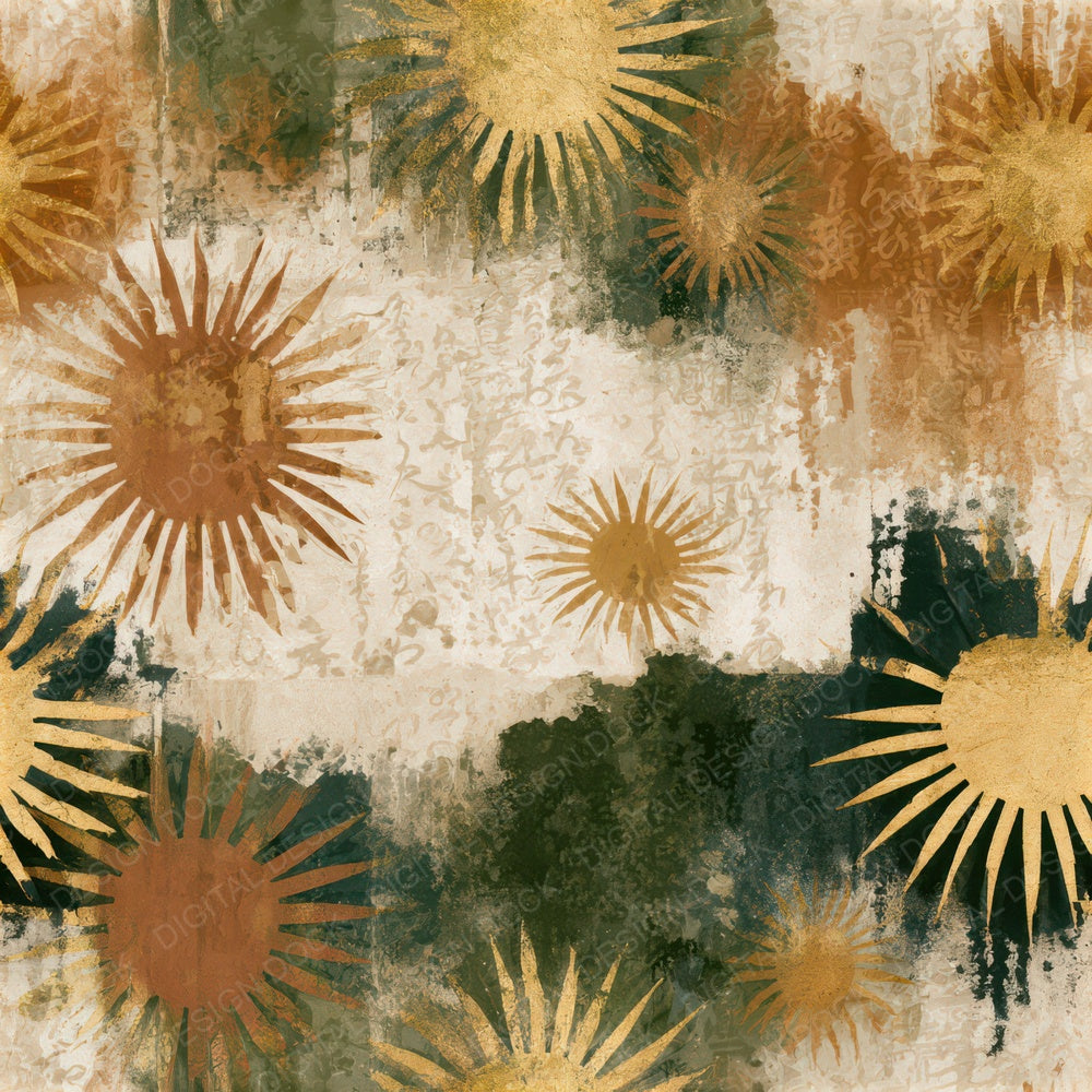 Fresco Sun Cinnamon Moss Seamless Digital Paper Pack (DDD013810)