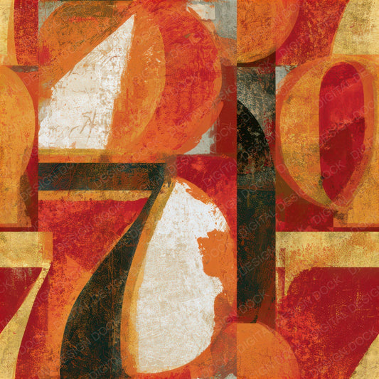 Maximalist Lucky Sevens Cherry Seamless Digital Paper Pack (DDD013814)