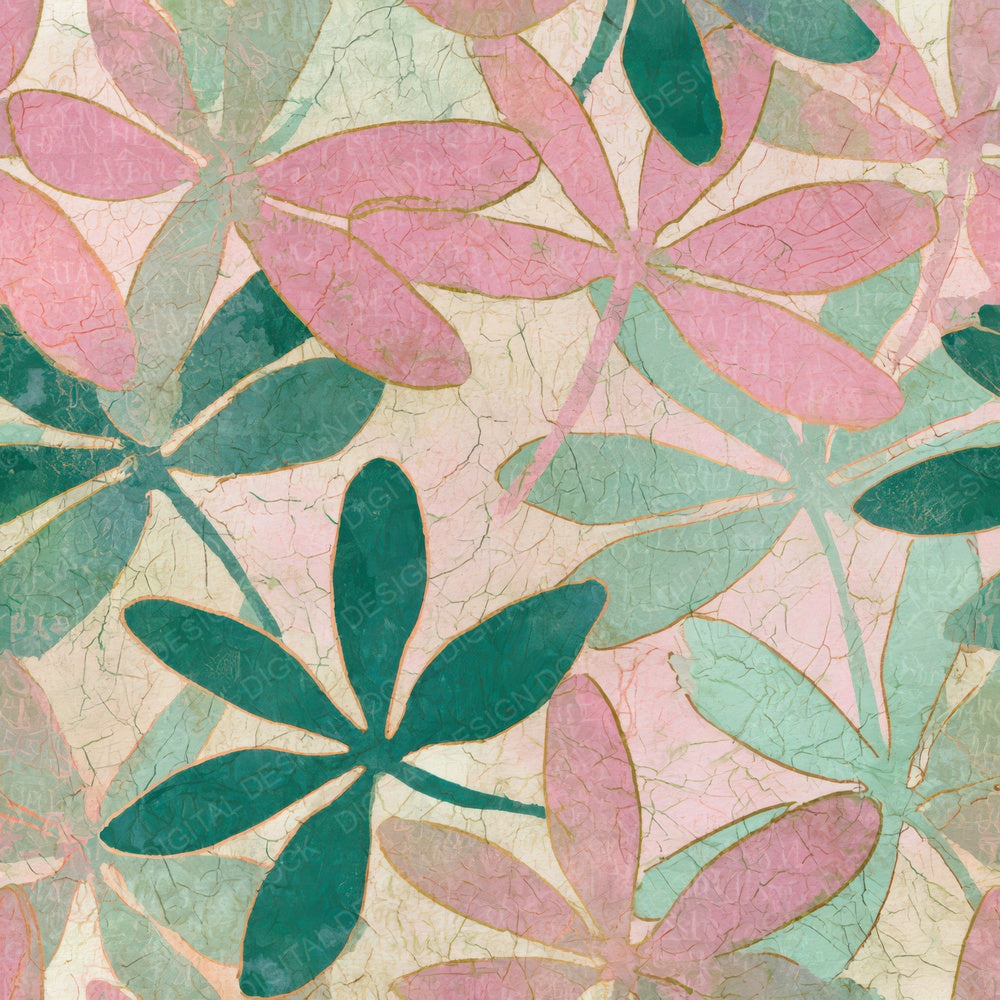 Batik Propellers Cotton Candy Mint Digital Paper Pack (DDD013908)