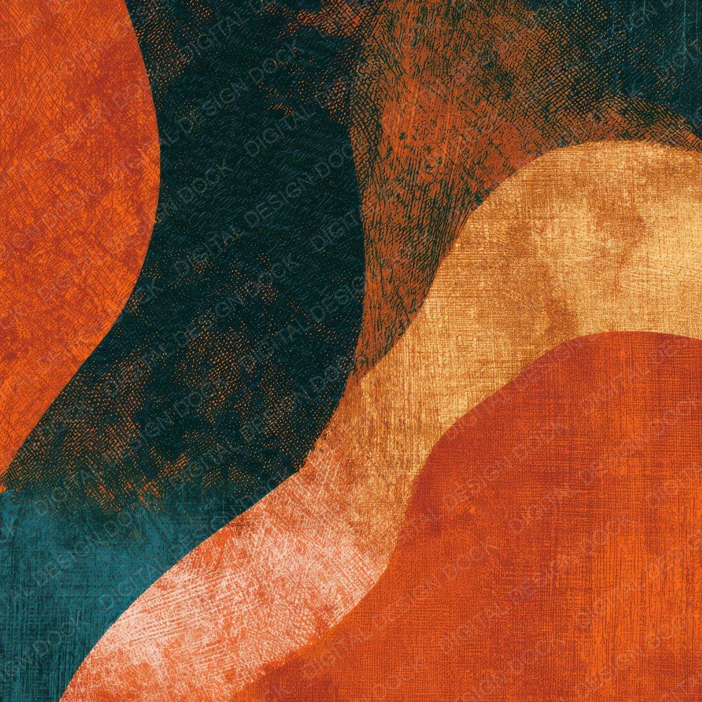 Engraving Copper Burnt Orange Tonal Digital Paper Pack (DDD013951)
