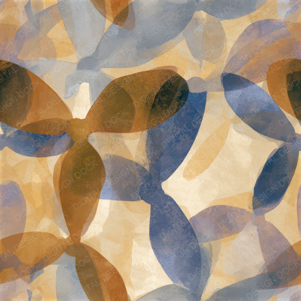 Photogram Propellers Sienna Indigo Seamless Digital Paper Pack (DDD013961)