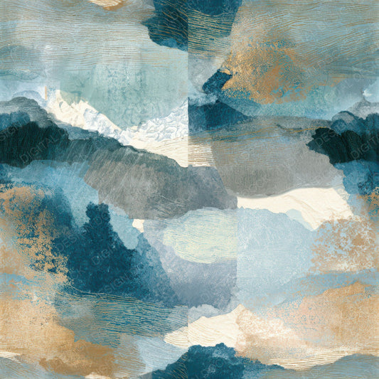 Etching Sea Glass Driftwood Tonal Seamless Digital Paper Pack (DDD013991)