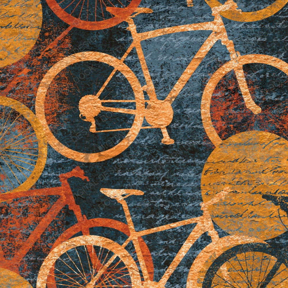 Fresco Bicycles Copper Rust Digital Paper Pack (DDD014056)