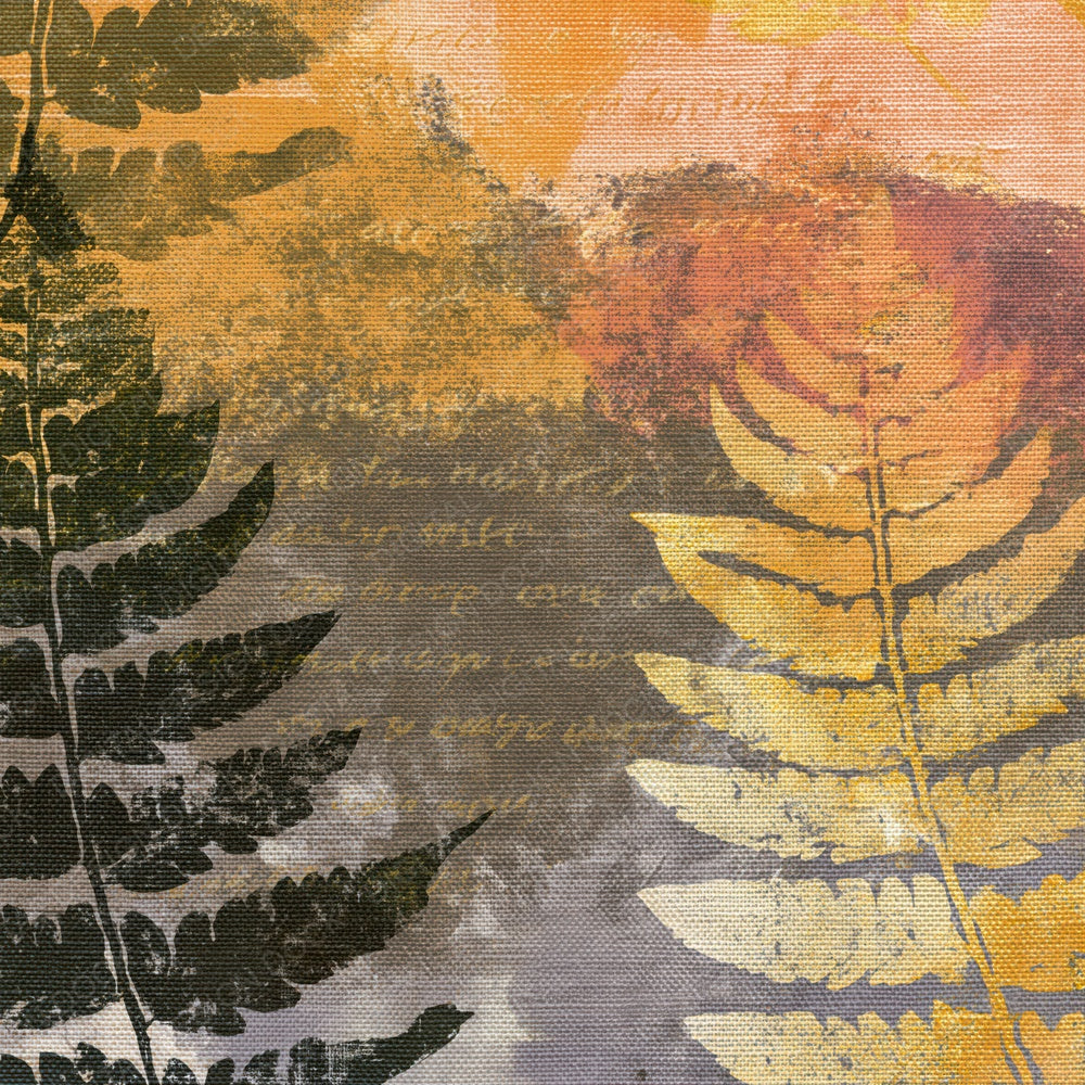 Monoprint Fern Soil Ochre Abstract Digital Paper Pack (DDD014094)