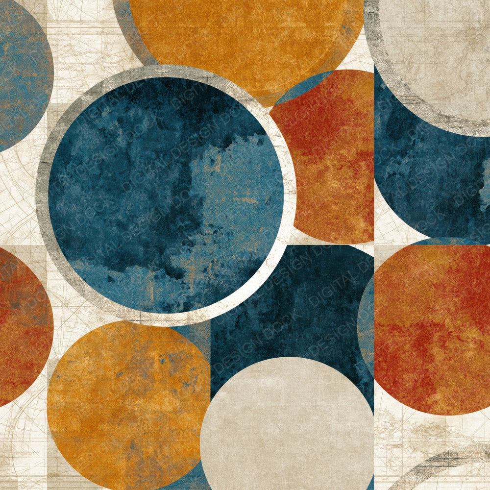 Cyanotype Eclipse Terracotta Bone Digital Paper Pack (DDD014128)