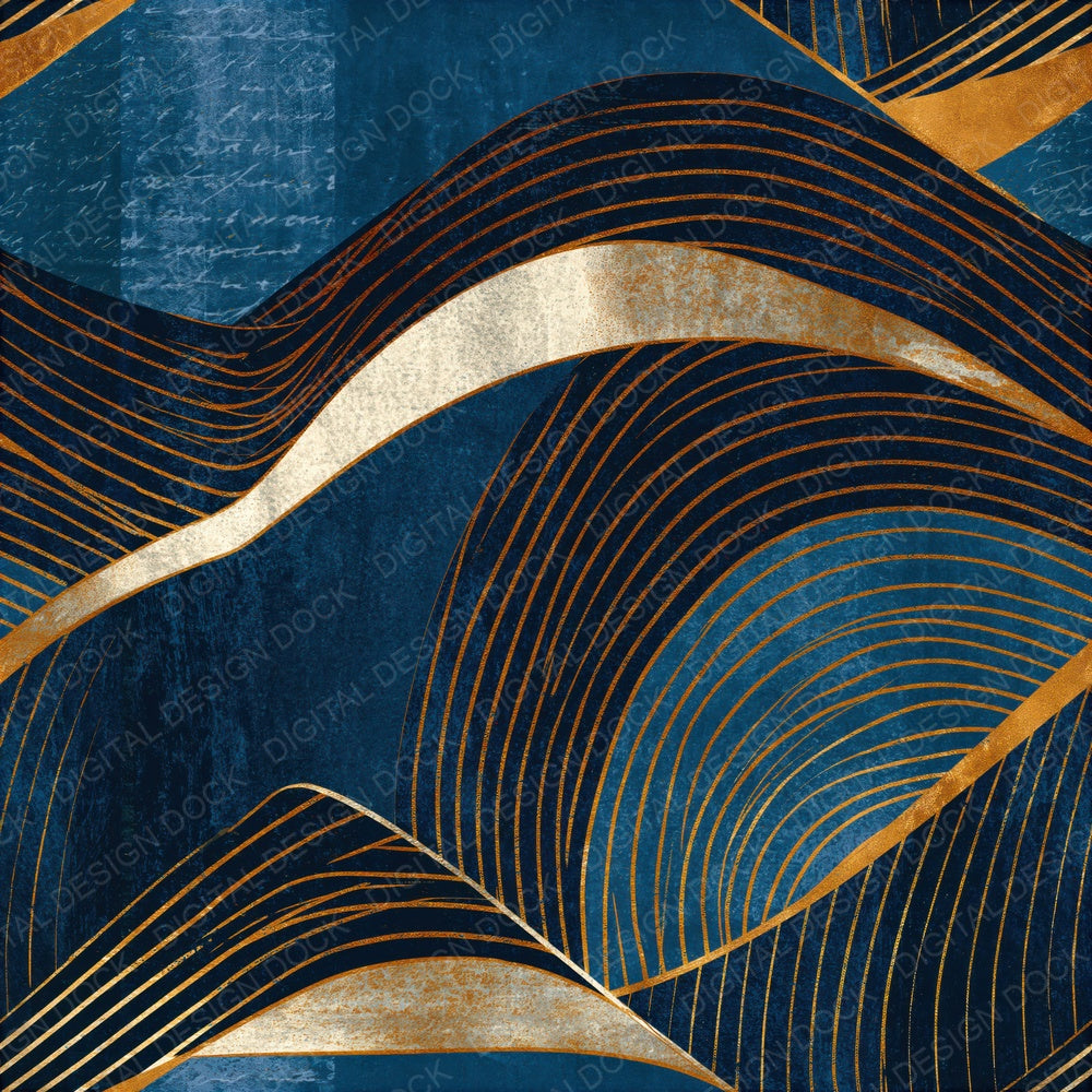 Scratchboard Indigo Ivory Tonal Seamless Digital Paper Pack (DDD014255)