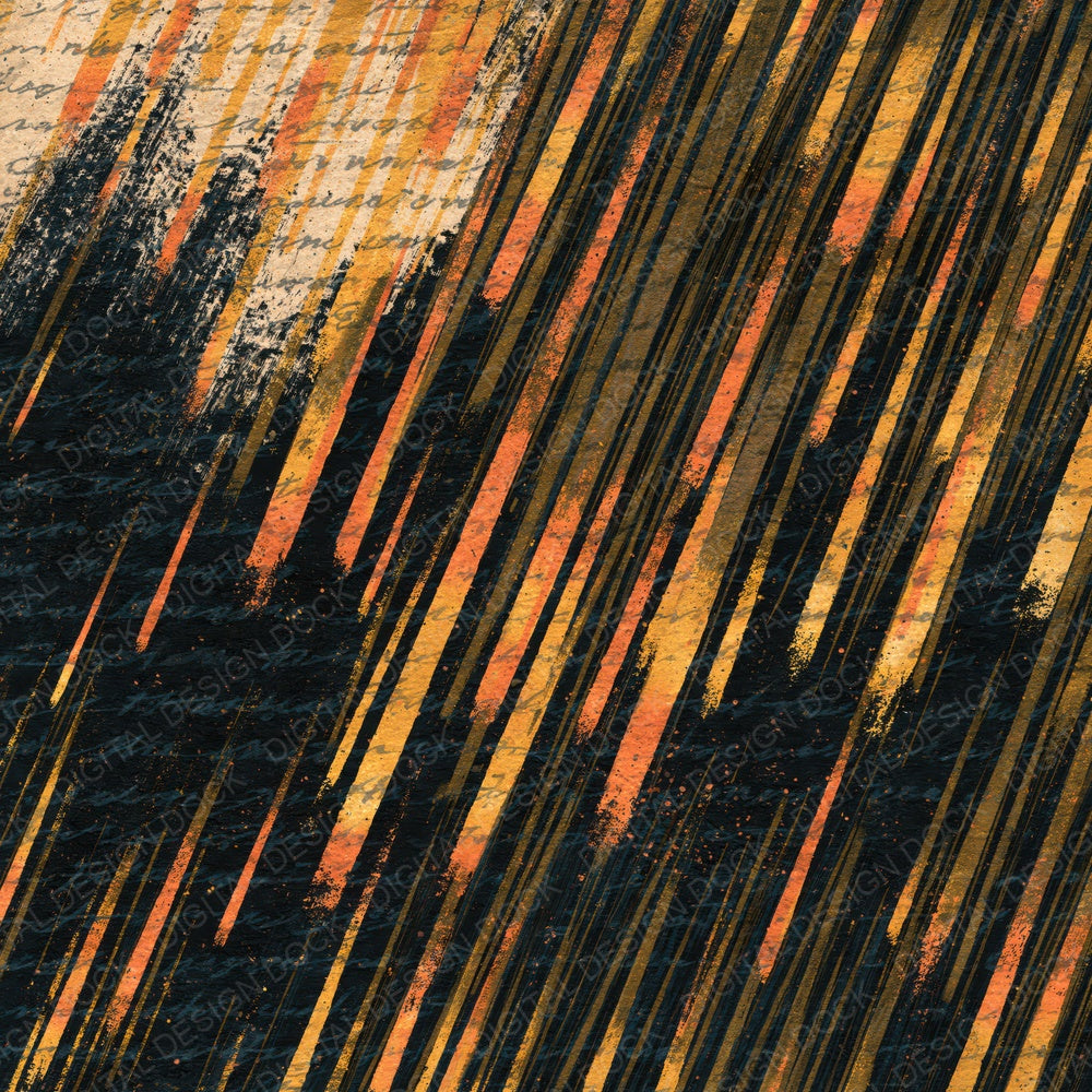 Scratchboard Meteor Honey Mustard Digital Paper Pack (DDD014274)