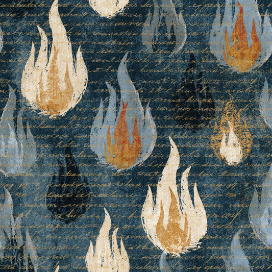 Etching Bonfires Pewter Slate Digital Paper Pack (DDD014308)