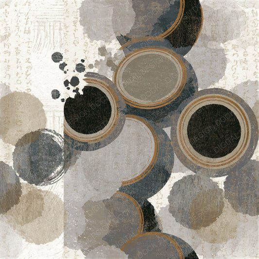 Screenprint Inkpots Dove Grey Seamless Digital Paper Pack (DDD014317)
