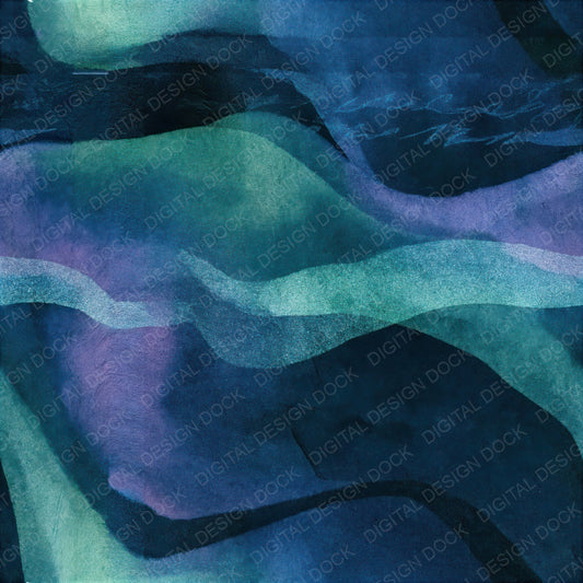Cyanotype Aurora Lilac Midnight Seamless Digital Paper Pack (DDD014329)