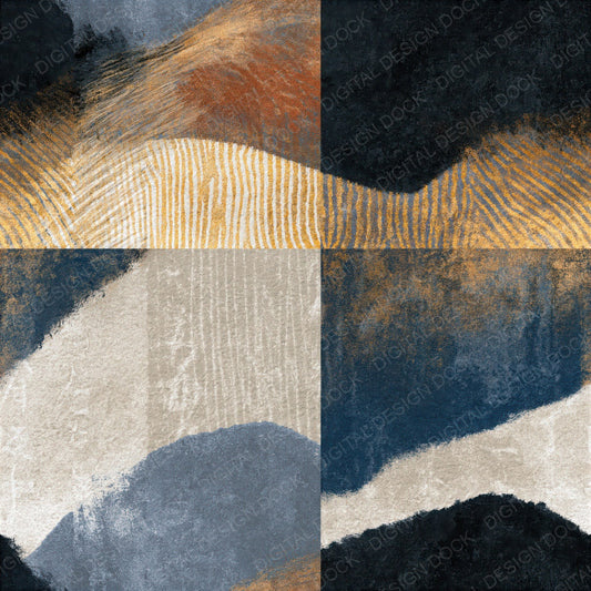 Drypoint White Dove Grey Charcoal Tonal Seamless Digital Paper Pack (DDD014331)