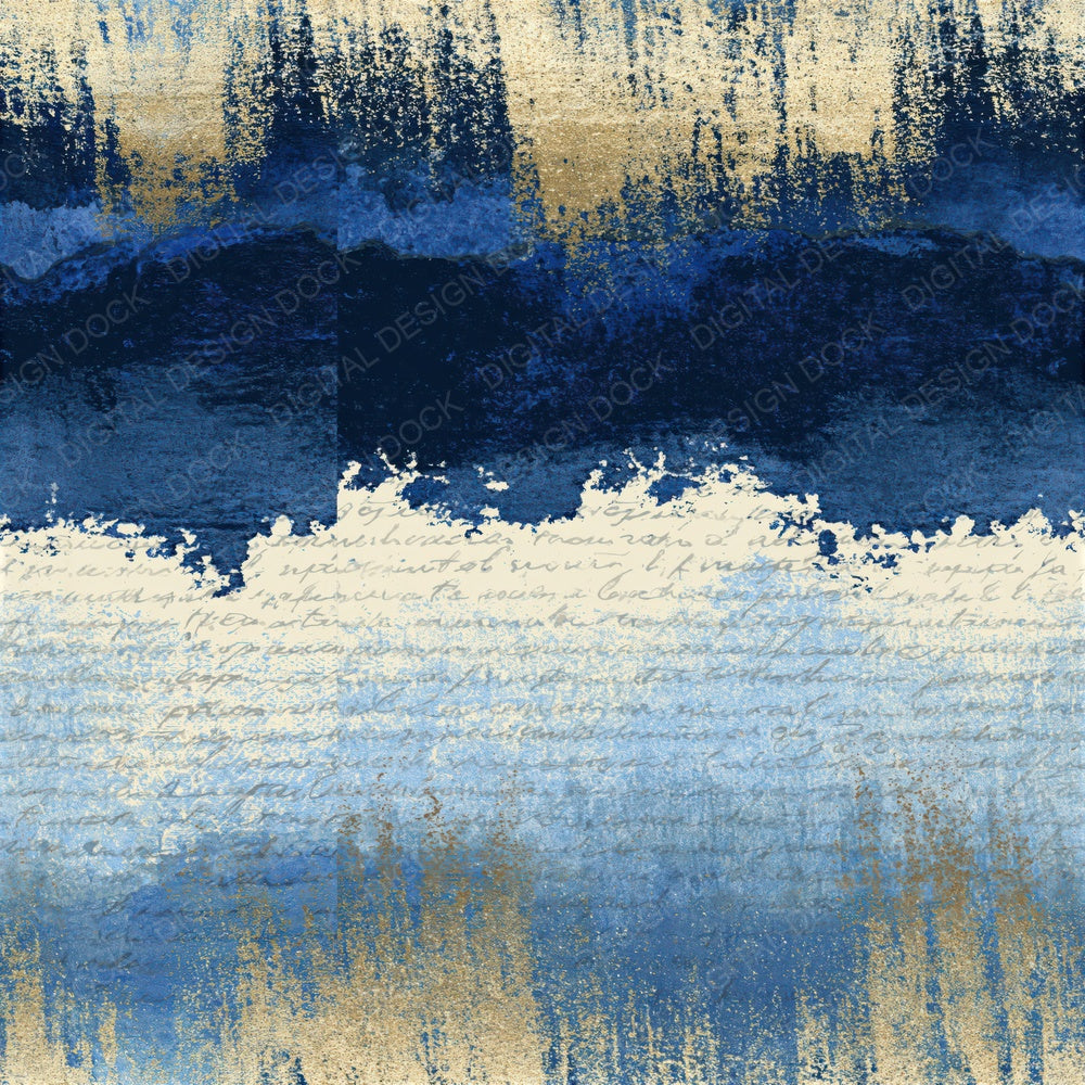 Linocut Sky Navy Bone Tonal Seamless Digital Paper Pack (DDD014340)
