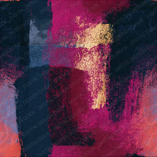 Letterpress Rose Wine Navy Tonal Seamless Digital Paper Pack (DDD014346)