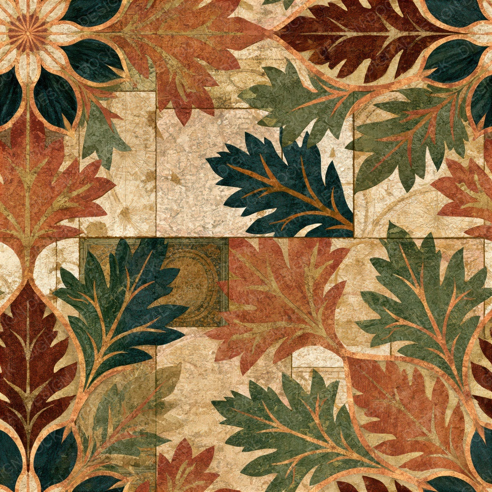 Mandala Seed Packets Cinnamon Moss Seamless Digital Paper Pack (DDD014355)