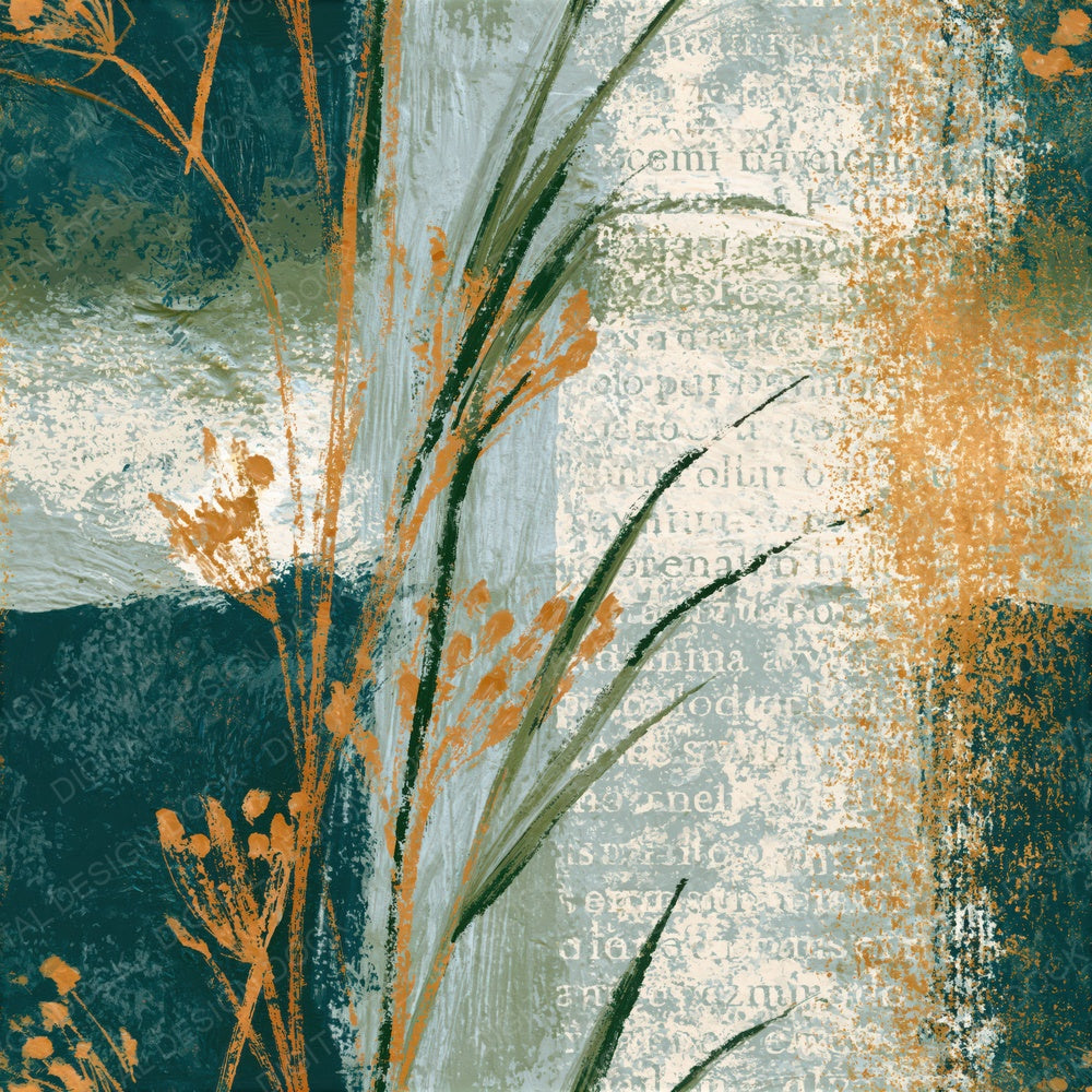 Minimal Sage Ivory Abstract Seamless Digital Paper Pack (DDD014363)
