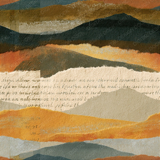 Collage Oat Linen Pebble Tonal Seamless Digital Paper Pack (DDD014367)