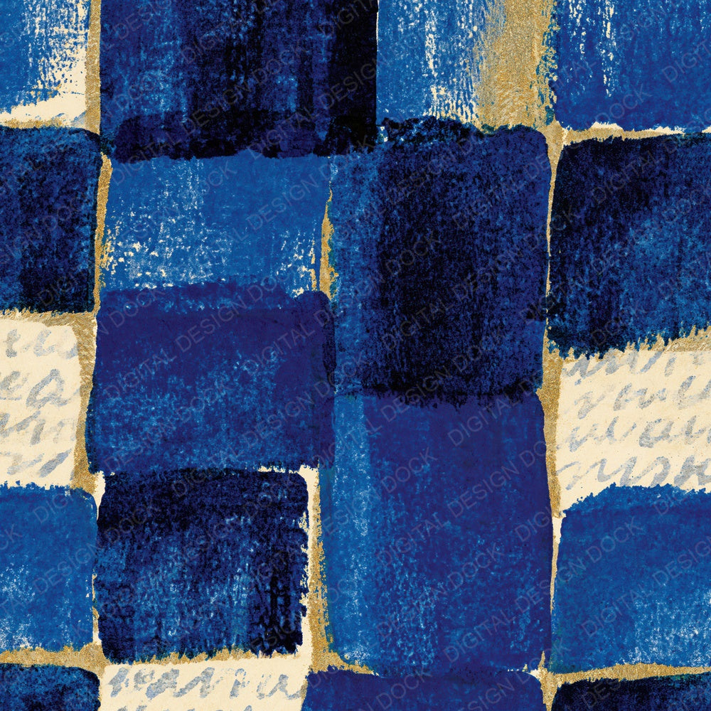 Folk Art Sapphire Navy Tonal Digital Paper Pack (DDD014368)
