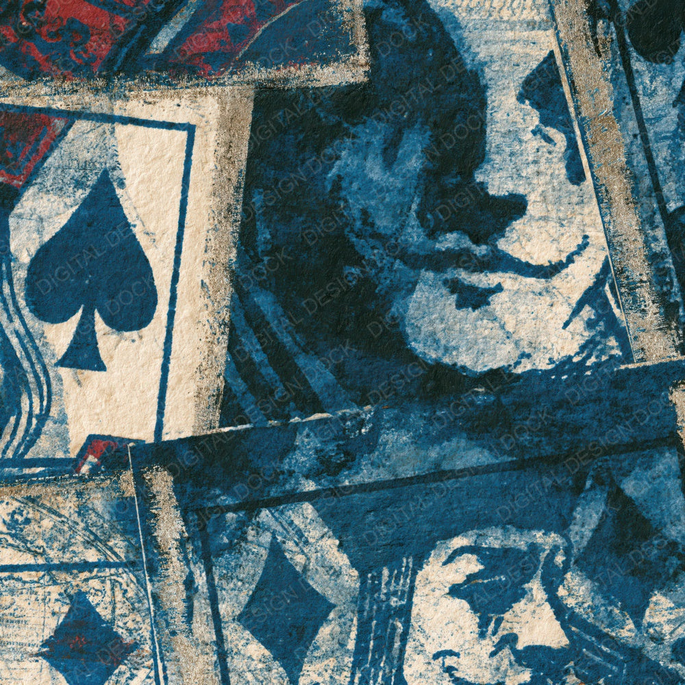 Cyanotype Jokers Bone Sumi Digital Paper Pack (DDD014390)