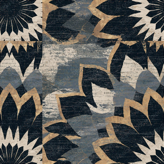 Mandala Gorges Radial Seamless Digital Paper Pack (DDD014392)