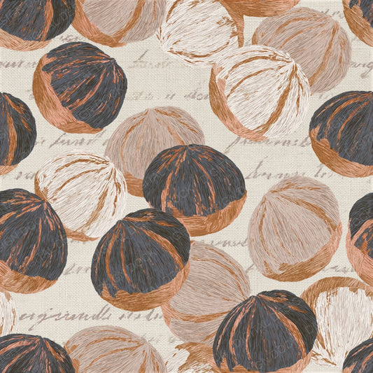 Embroidery Profiteroles Pearl Seamless Digital Paper Pack (DDD014447)
