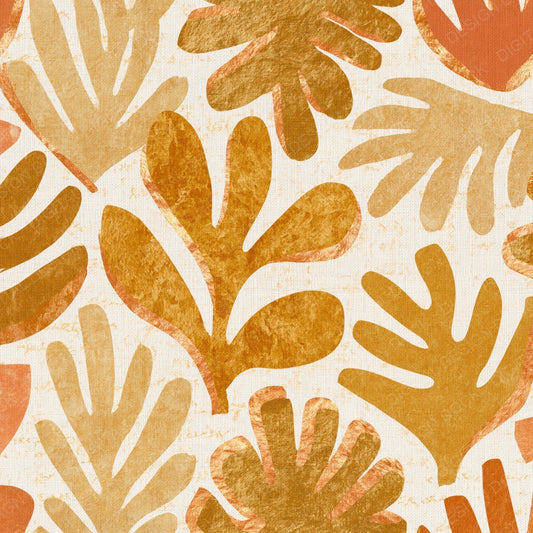 Infrared Matisse Cutouts Wheat Gold Digital Paper Pack (DDD014454)