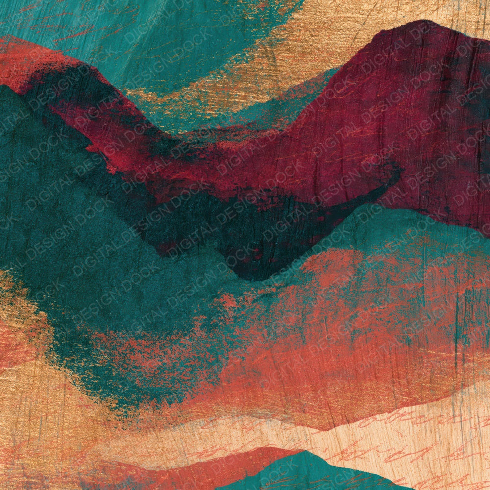 Pyrography Jade Garnet Tonal Digital Paper Pack (DDD014656)