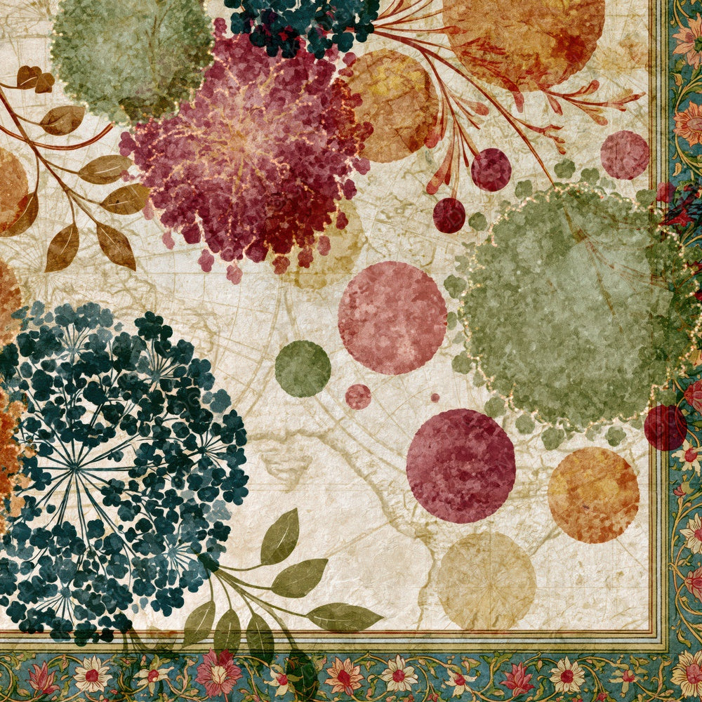 Mughal Plasma Pistachio Raspberry Digital Paper Pack (DDD014735)