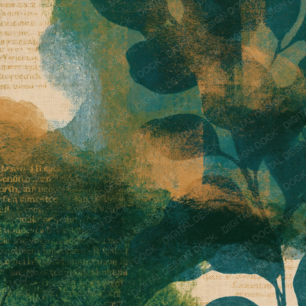 Risograph Eucalyptus Moss Tonal Digital Paper Pack (DDD014837)