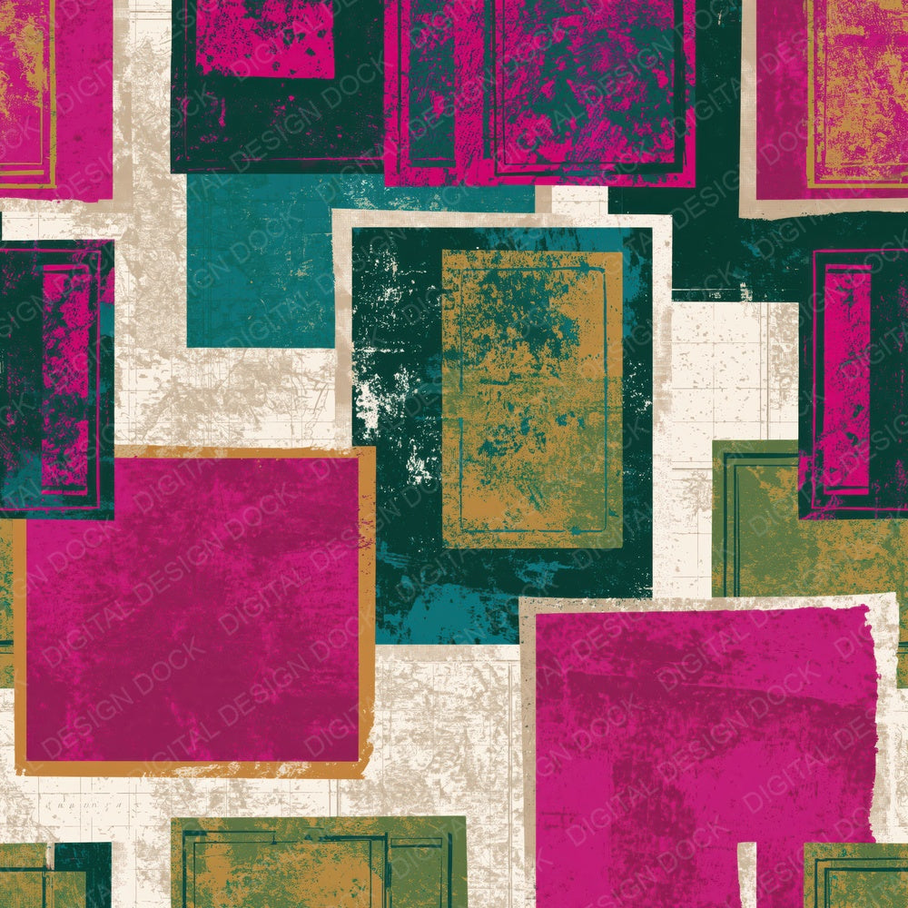 Maximalist Rolodexes Magenta Jungle Green Digital Paper Pack (DDD015075)