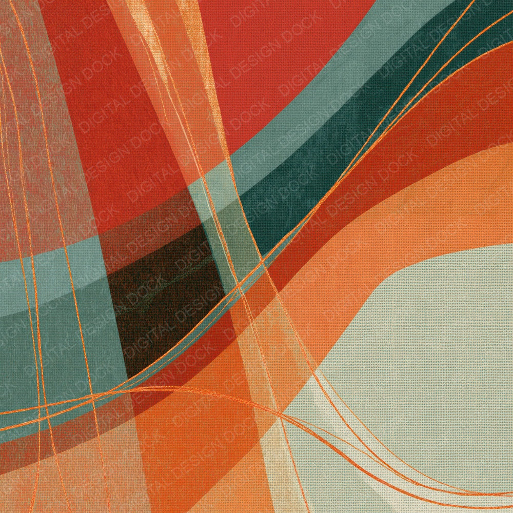 Embroidery Terracotta Sage Tonal Digital Paper Pack (DDD015349)
