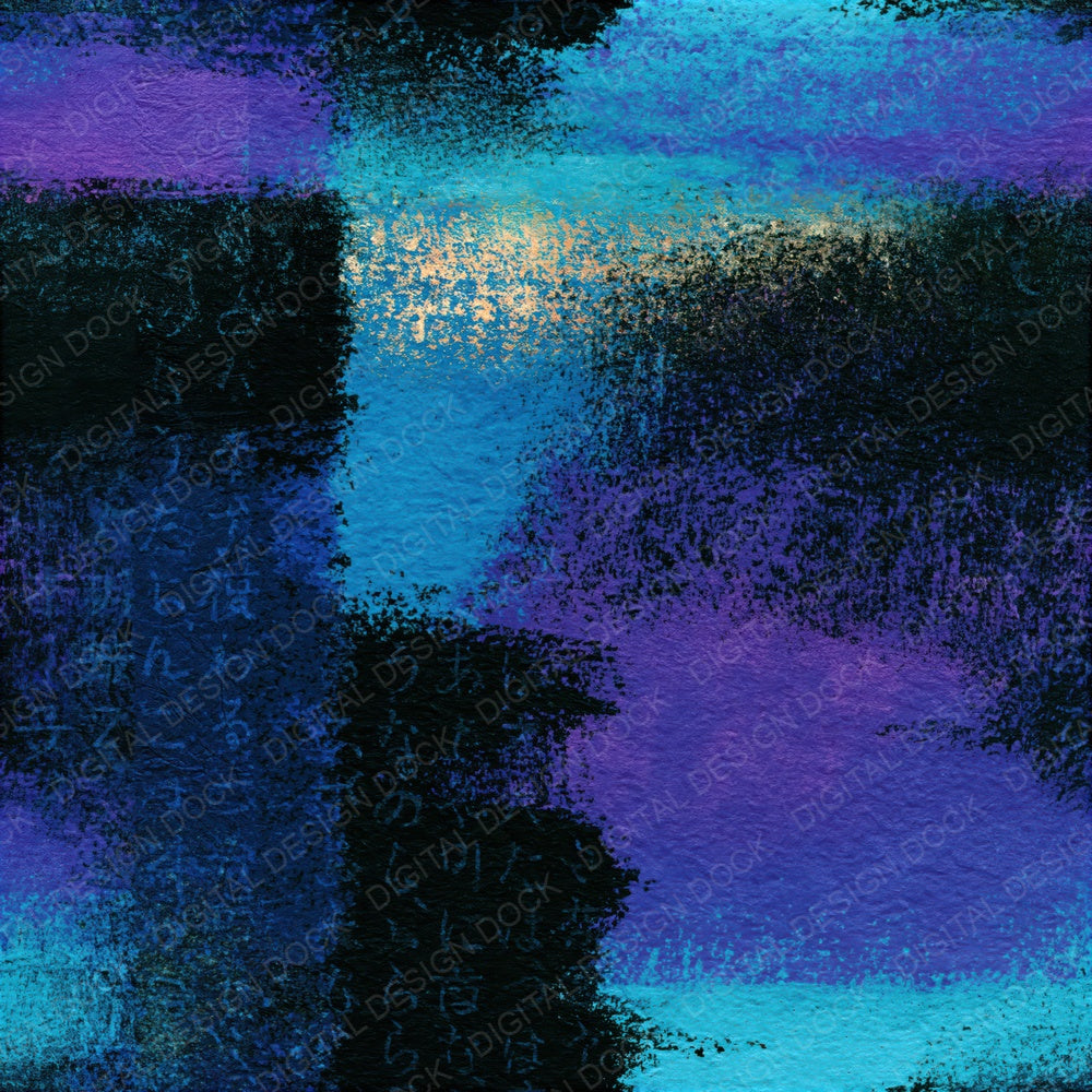 Charcoal Cyan Violet Tonal Seamless Digital Paper Pack (DDD015366)