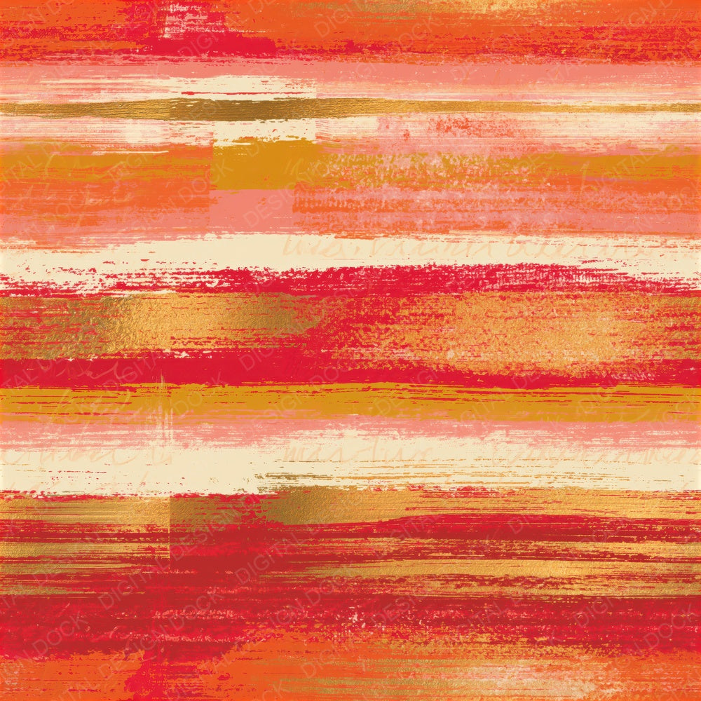 Oil Pastel Candy Red Cream Abstract Seamless Digital Paper Pack (DDD015398)