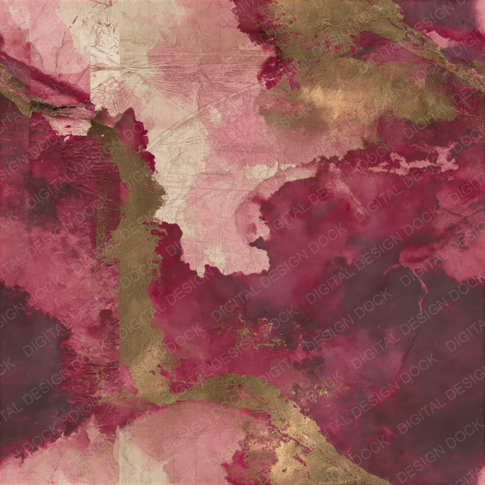 Monoprint Wine Dusty Rose Tonal Seamless Digital Paper Pack (DDD015430)