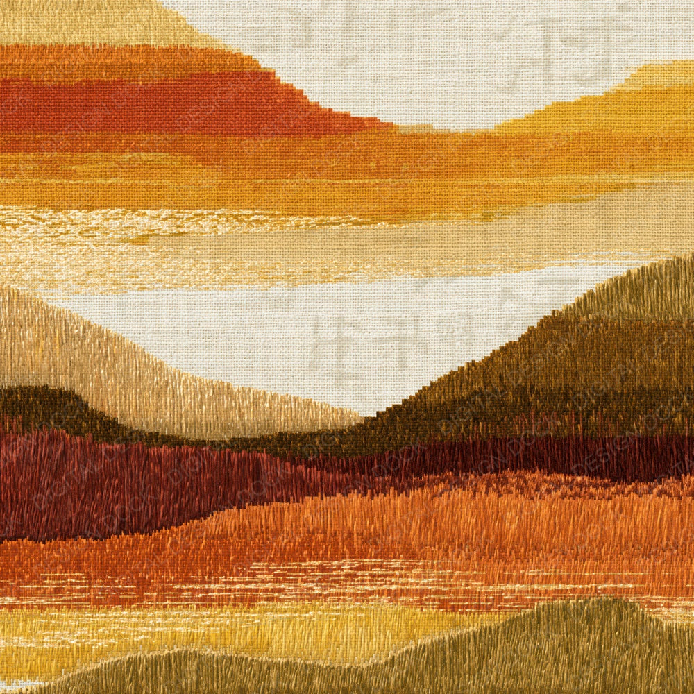 Embroidery Rust Brass Ochre Tonal Digital Paper Pack (DDD015551)