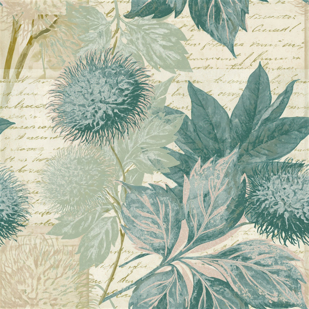 Naturalist Rambutan Sage Ivory Seamless Digital Paper Pack (DDD015614)