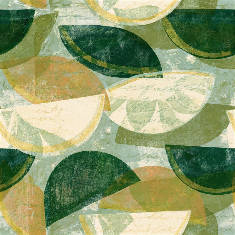 Monoprint Honeydew Sage Ivory Seamless Digital Paper Pack (DDD015655)