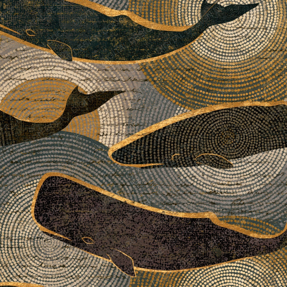 Aboriginal Sperm Whale Mushroom Ivory Digital Paper Pack (DDD015685)
