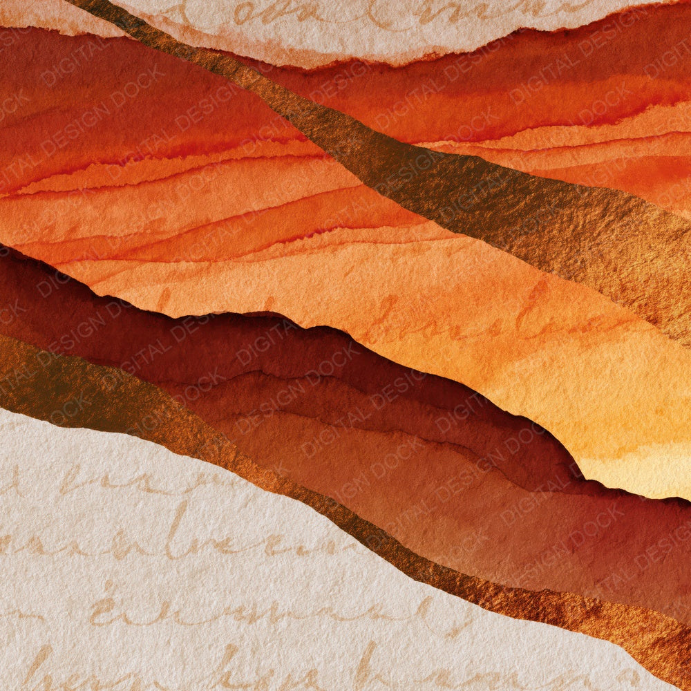 Ink Wash Terracotta Stone Tonal Digital Paper Pack (DDD015692)