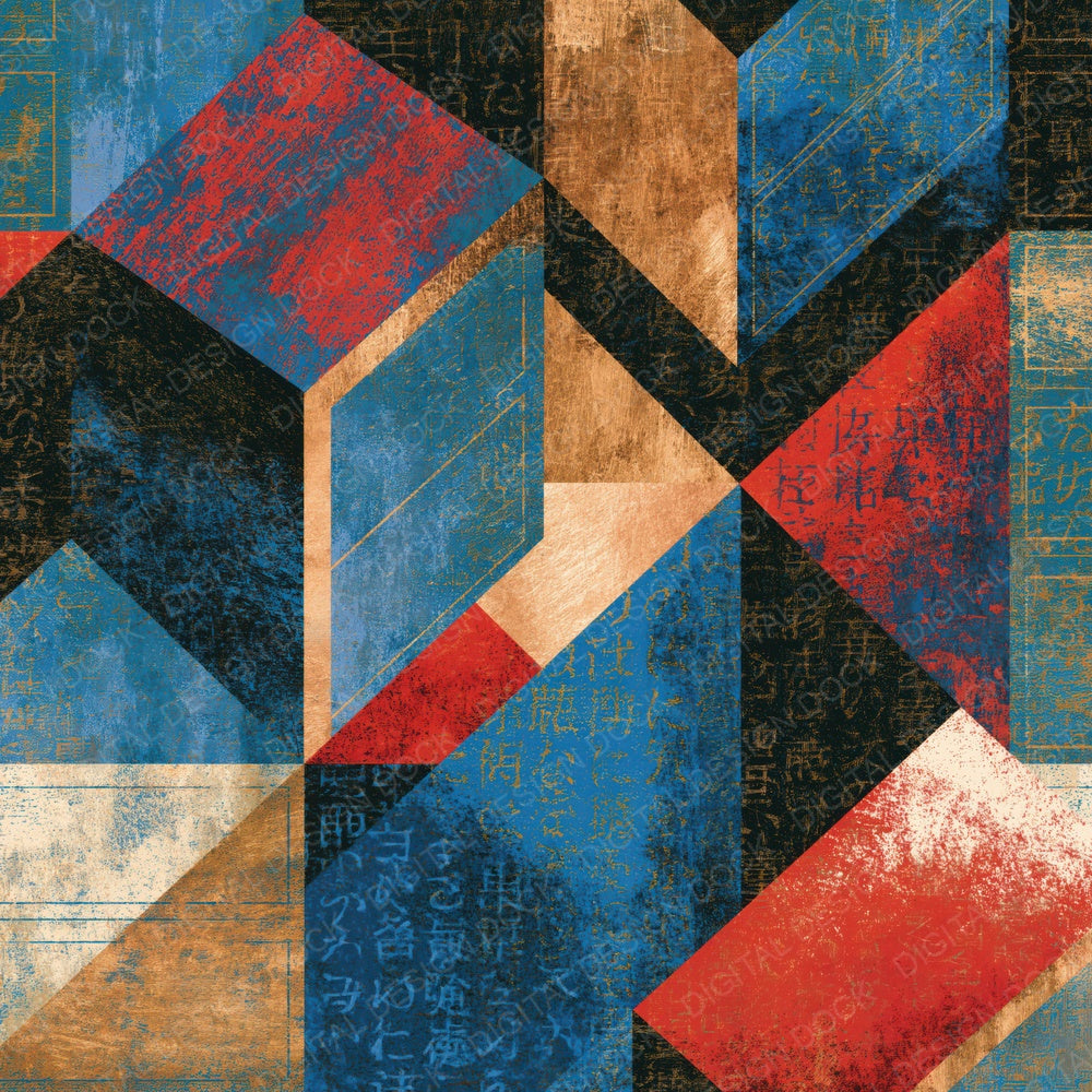 Constructivist Wunderkammer Indigo Slate Digital Paper Pack (DDD015987)