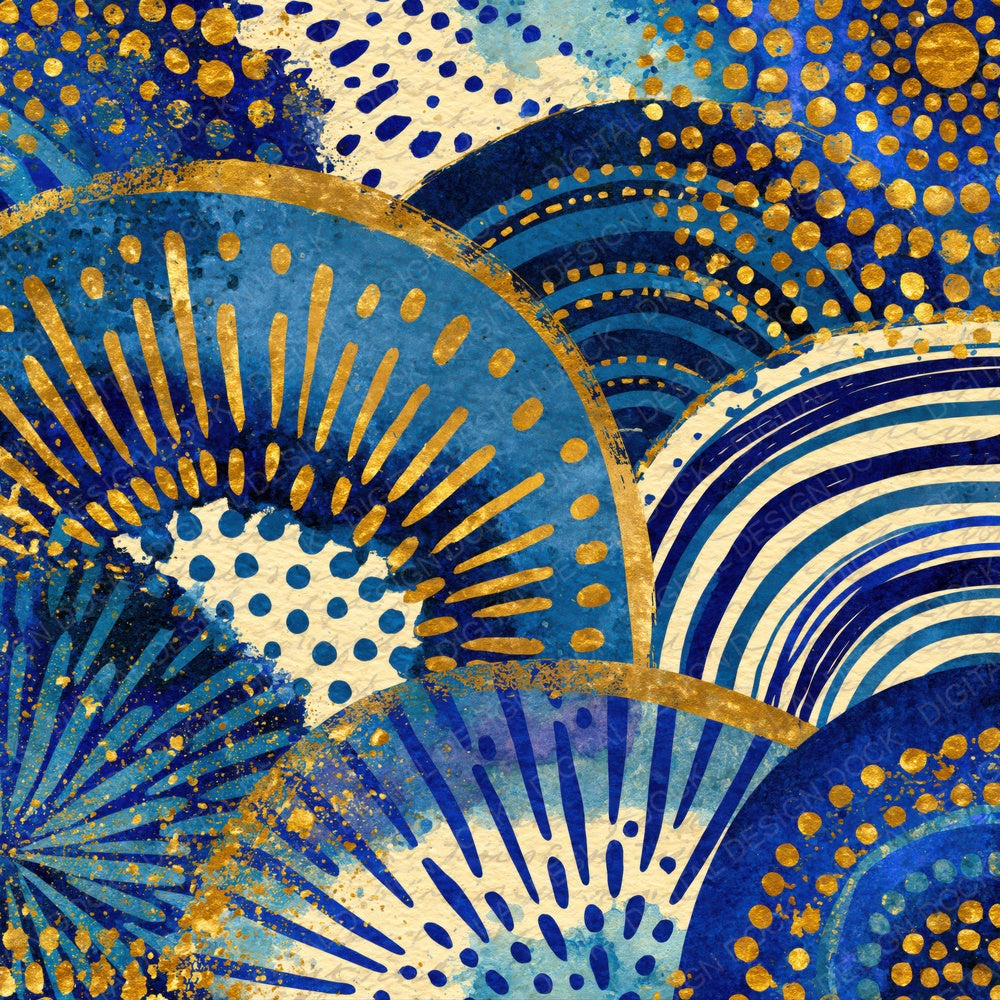 Watercolour Dreamtime Denim Cream Digital Paper Pack (DDD016044)