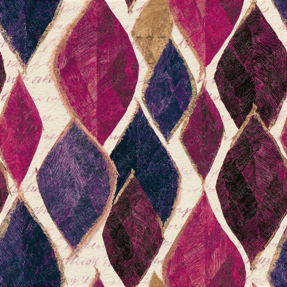 Crosshatch Argyle Raspberry Plum Seamless Digital Paper Pack (DDD016049)