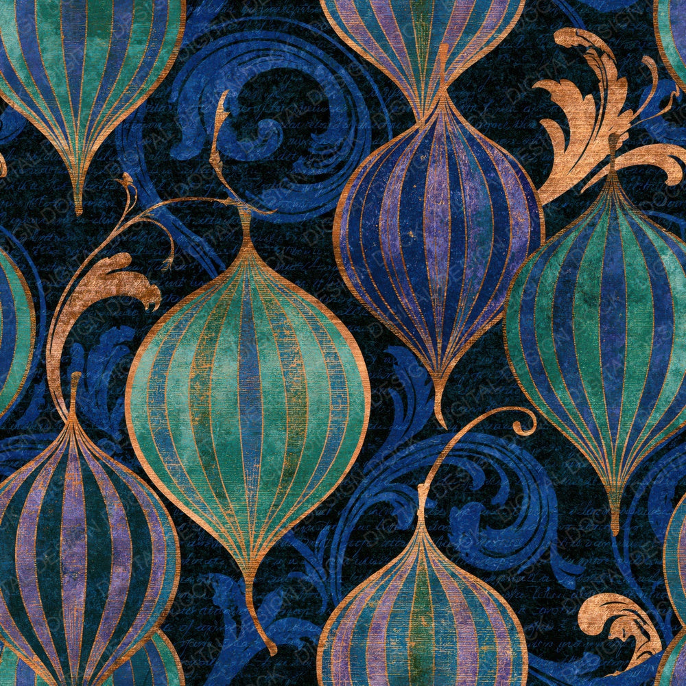 Baroque Carnival Balloons Aurora Lilac Digital Paper Pack (DDD016067)