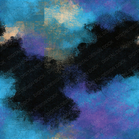 Lithograph Cyan Violet Abstract Seamless Digital Paper Pack (DDD016209)
