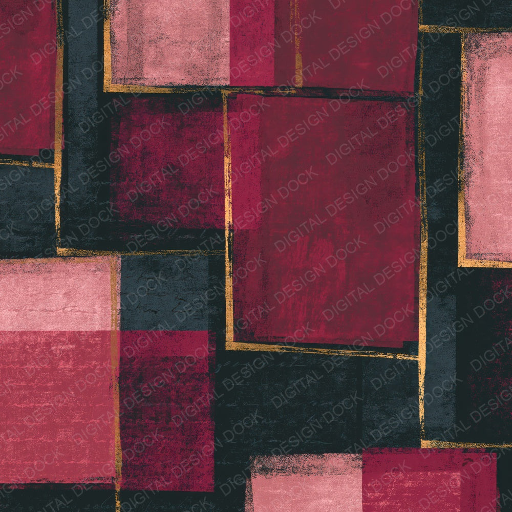 Risograph Bauhaus Blush Burgundy Digital Paper Pack (DDD016276)
