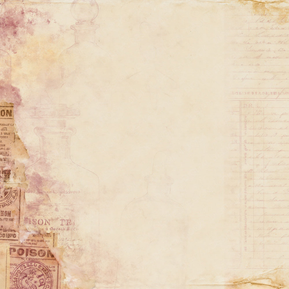 Apothecary Poison Aubergine Ochre Digital Paper Pack (DDD016349)