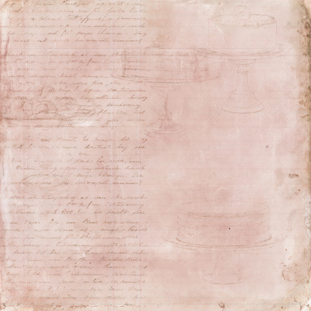 Confectionery Praline Rose Burgundy Digital Paper Pack (DDD016390)