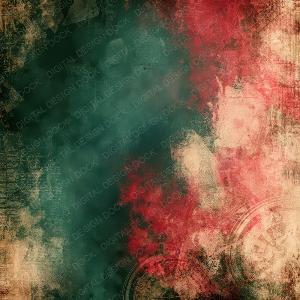 Speakeasy Cards Emerald Ruby Digital Paper Pack (DDD016461)