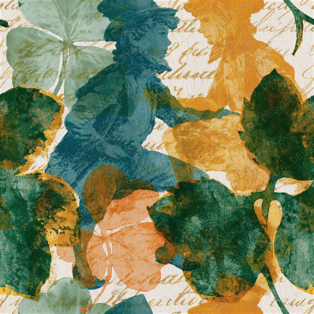 Blueprint Leprechauns Peach Mint Seamless Digital Paper Pack (DDD016525)